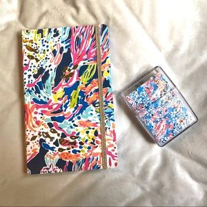 Lily Pulitzer Playing Cards and Notebook